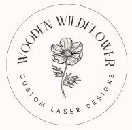 Wooden Wildflower Creative Laser Designs