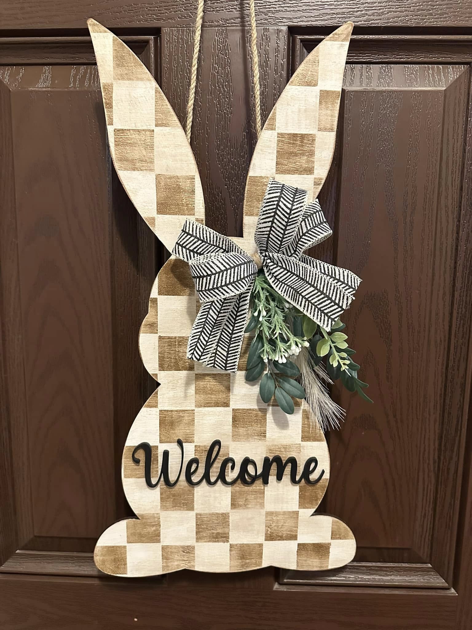 Checkered Brown Bunny #2