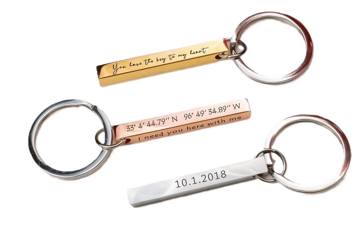 Custom engraved key chains #2